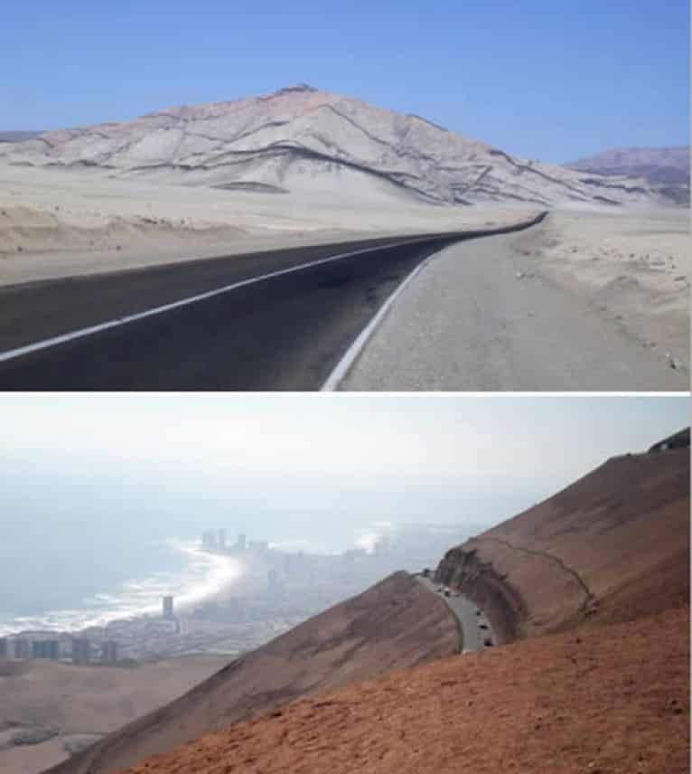 Estrada de Arica para Iquique